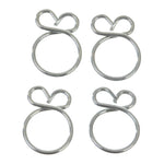 All Balls Racing Fuel Hose Clamp Kit (4 Pack)
