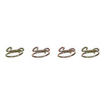 All Balls Racing Fuel Hose Clamp Kit (4 Pack)