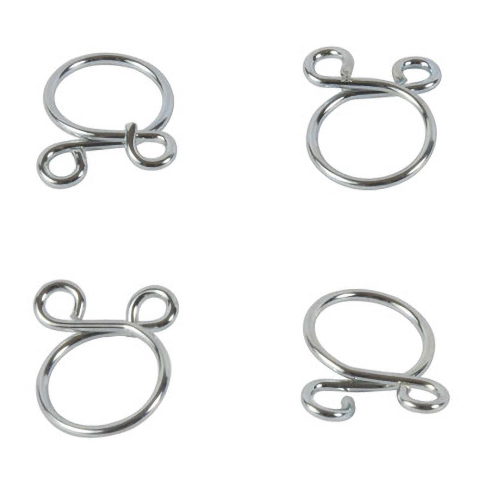 All Balls Racing Fuel Hose Clamp Kit (4 Pack)