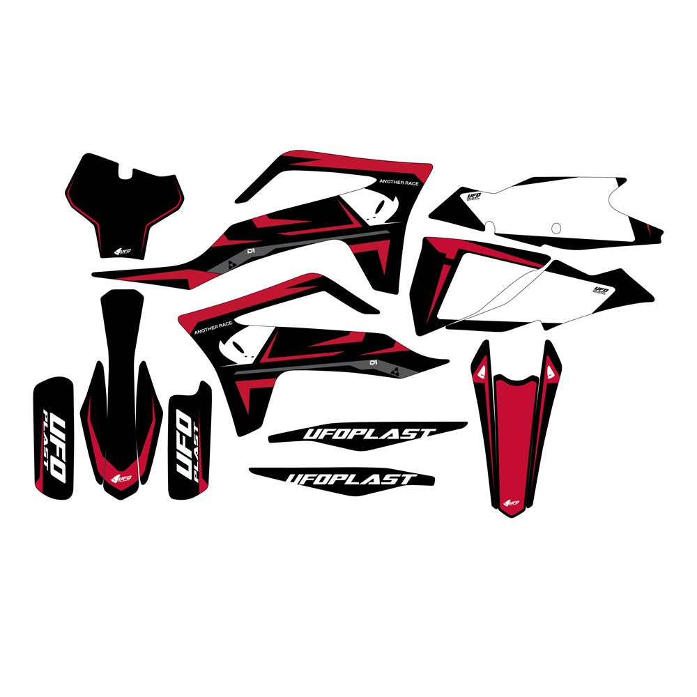 UFO GAS GAS DECALS KIT MC125-250/MC-F 250/350/450 21-23 APODIS BLK 