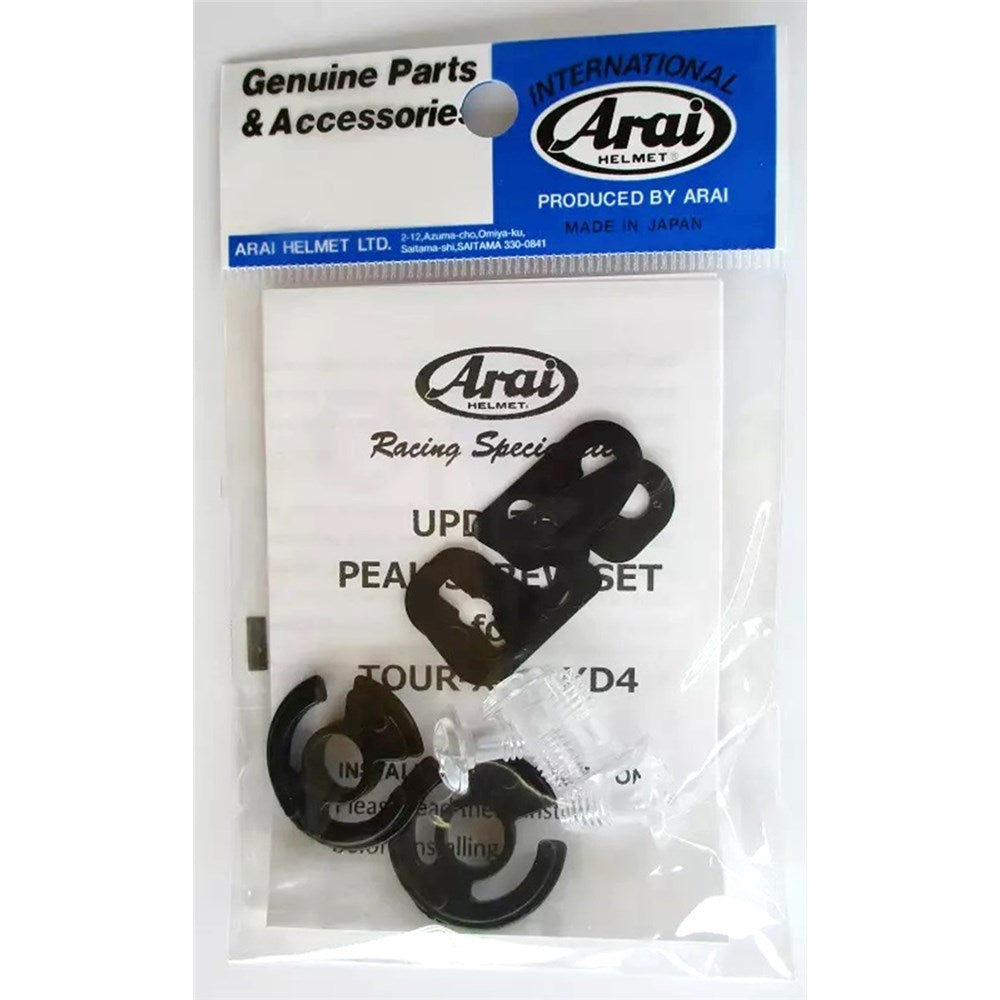 ARAI TOUR-X/XD-4 R/MENT SCREW CLEAR (SET)