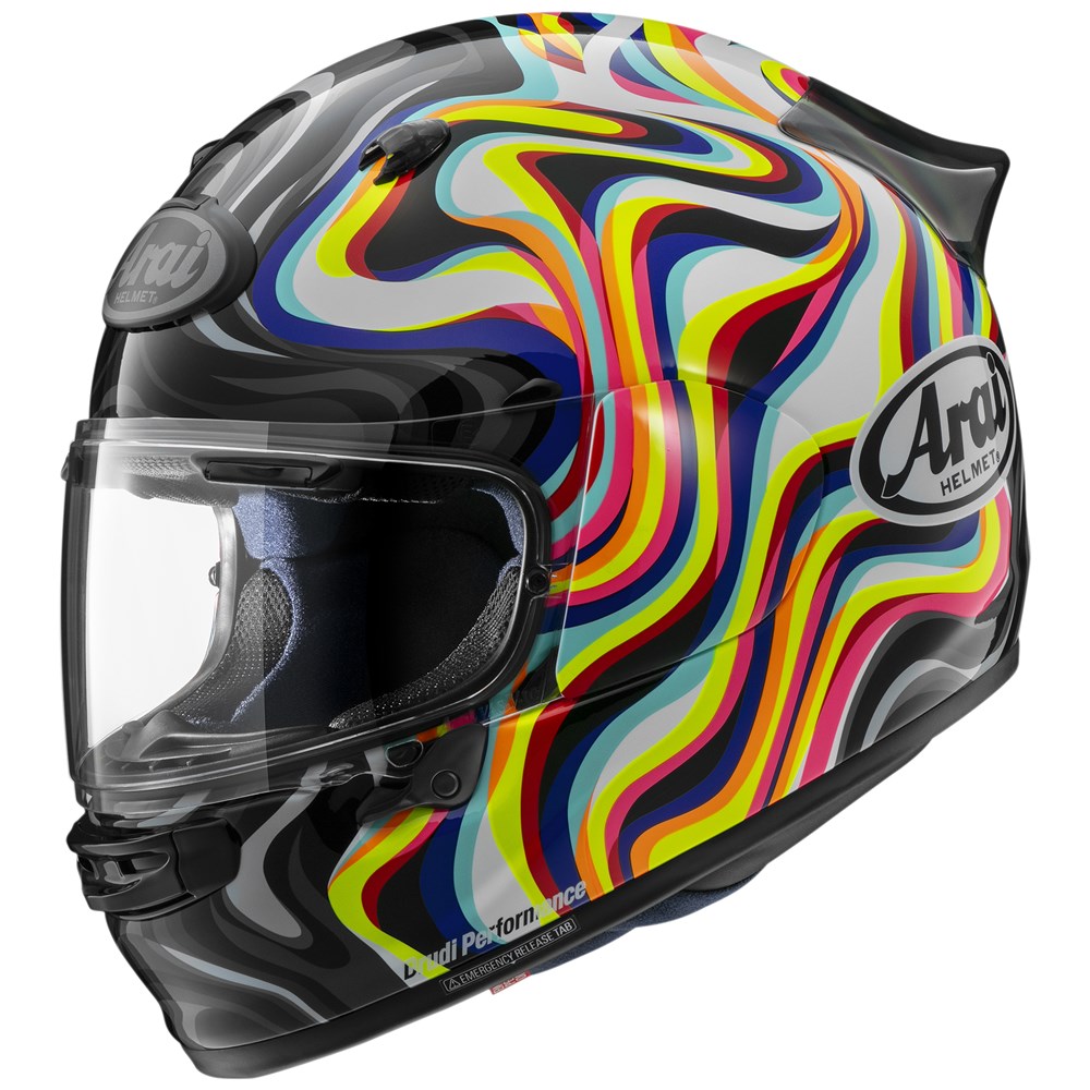 ARAI QUANTIC SWIRL WHT (XS) [SPC01]