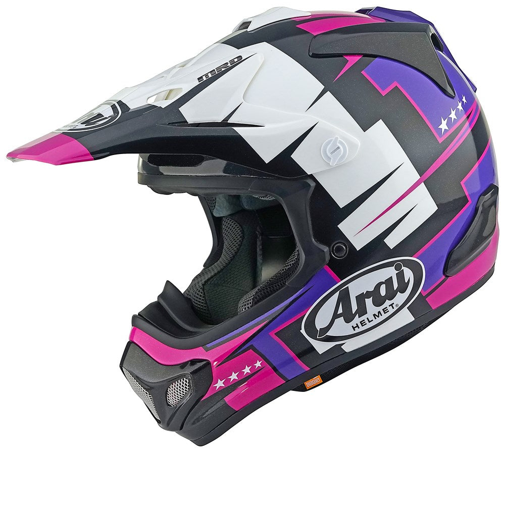 ARAI MX-V EVO BATTLE PURPLE (XL)