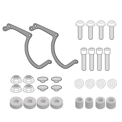 GIVI SPECIFIC WINDSCREEN FITTING KIT - BENELLI LEONCINO 500/TRAIL 17-24 (NEEDS SCREEN 100AL 100ALB 140A 140S)