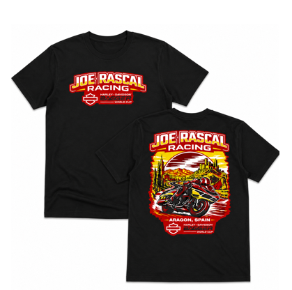 Joe Rascal Racing Aragon Bagger World Cup Limited Edition Tee - Black