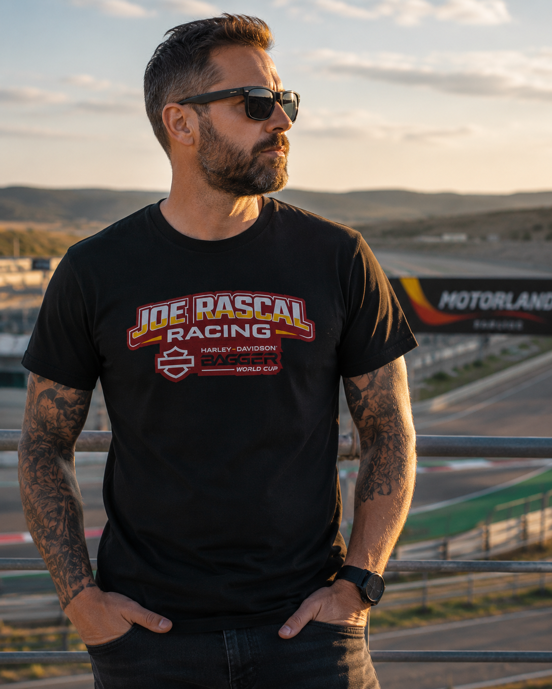 Joe Rascal Racing Aragon Bagger World Cup Limited Edition Tee - Black