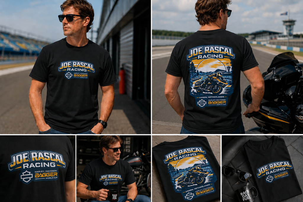 Joe Rascal Racing Assen Bagger World Cup Limited Edition Tee