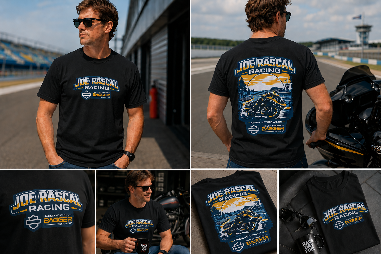 PRE ORDER: Joe Rascal Racing Assen Bagger World Cup Limited Edition Tee