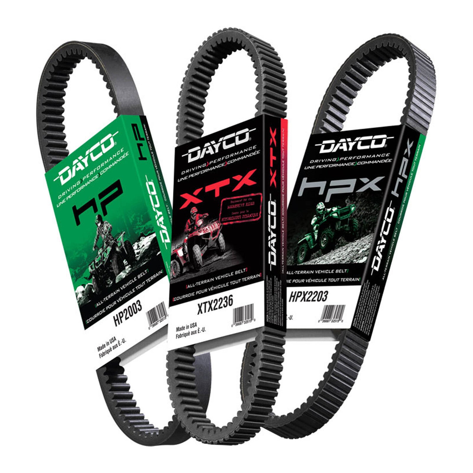 Dayco XTX ATV Drive Belt