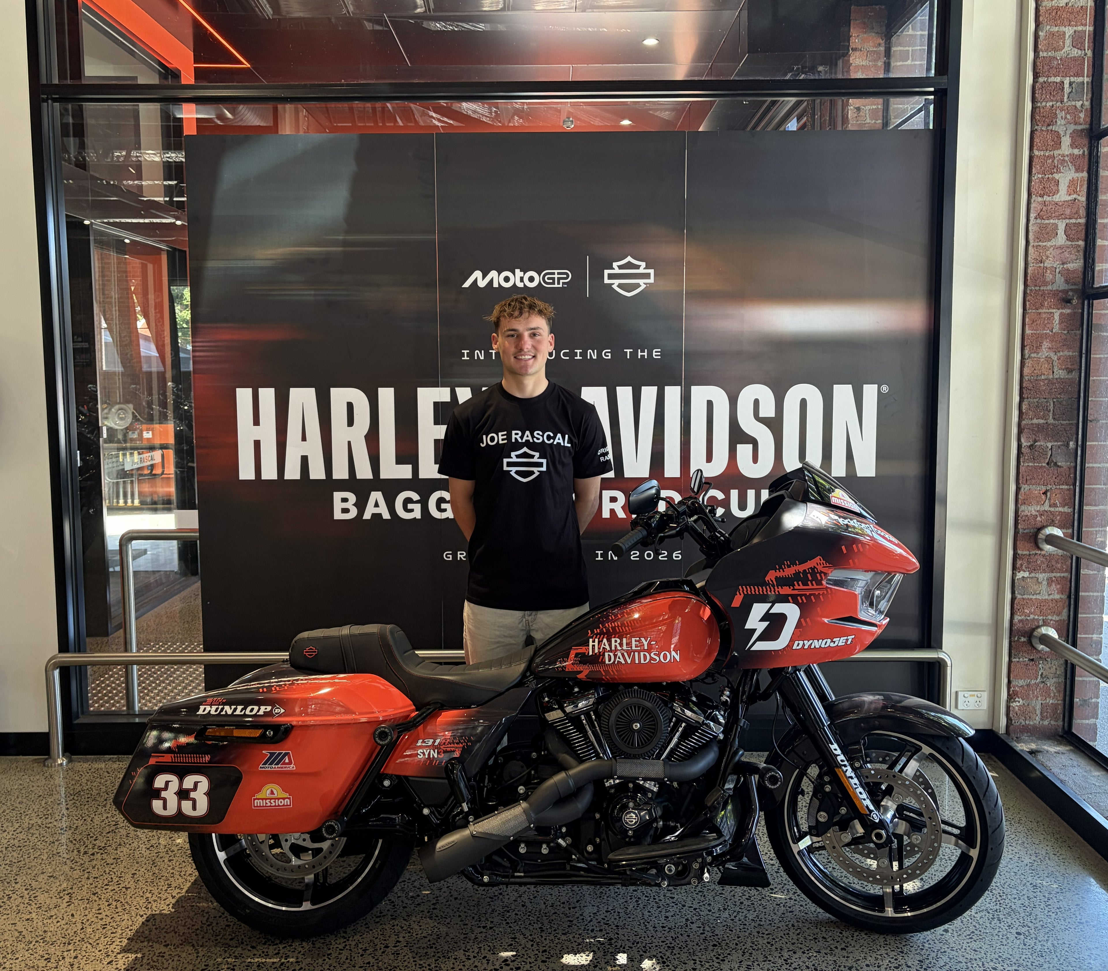 Joe Rascal Logo Archie McDonald Joins Joe Rascal Racing for MotoGP Bagger World Cup ...