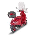 GIVI MONOLOCK TOPCASE 29L BLACK/RED - INCLUDES UNIVERSAL PLATE