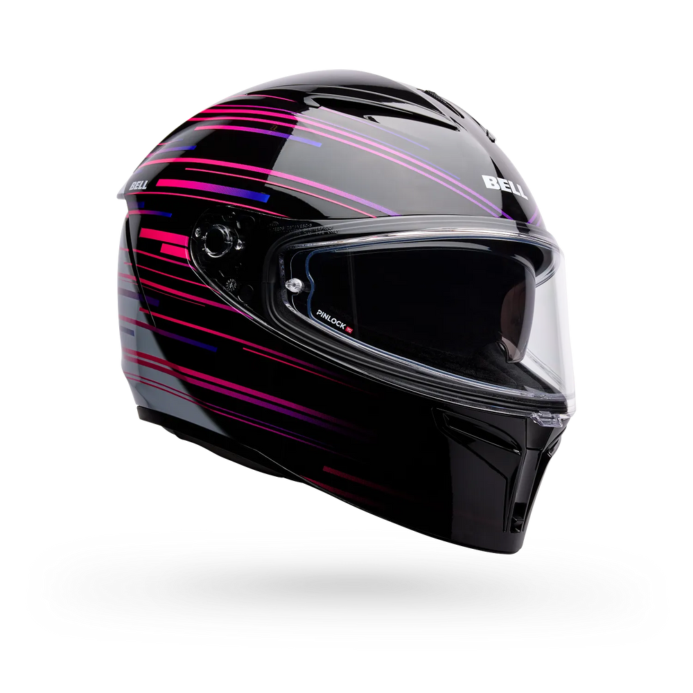 Bell Helmets - Lithium Velo – Black/Purple Full-Face Helmet