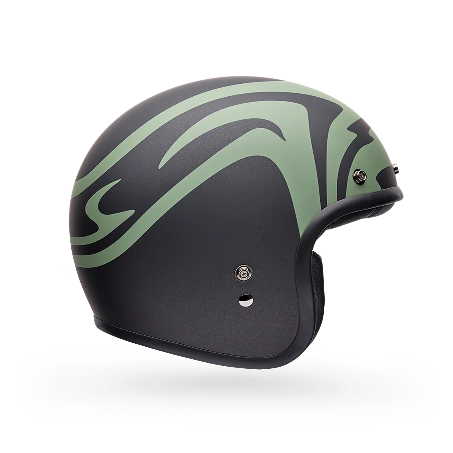 Bell Helmets - Custom 500 Helmet – Slap Black - Retro Style