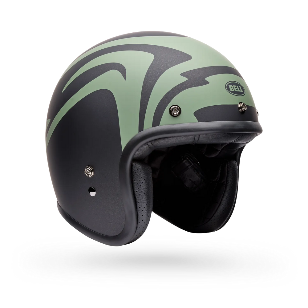 Bell Helmets - Custom 500 Helmet – Slap Black - Retro Style