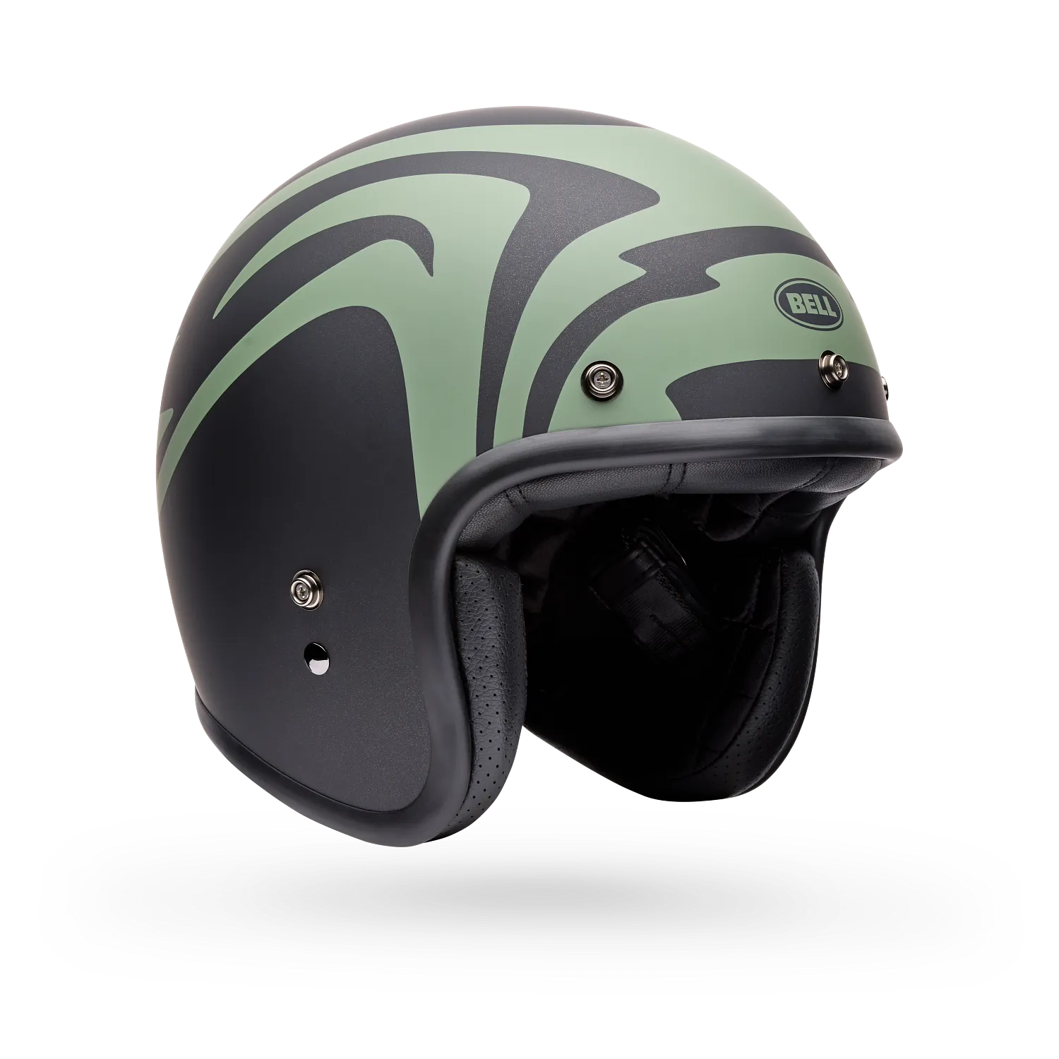 Bell Helmets - Custom 500 Helmet – Slap Black - Retro Style
