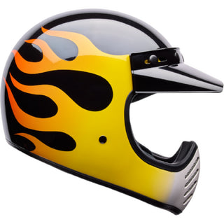 Bell Helmets - Moto-3 Helmet – Flint Yellow/Black Flame