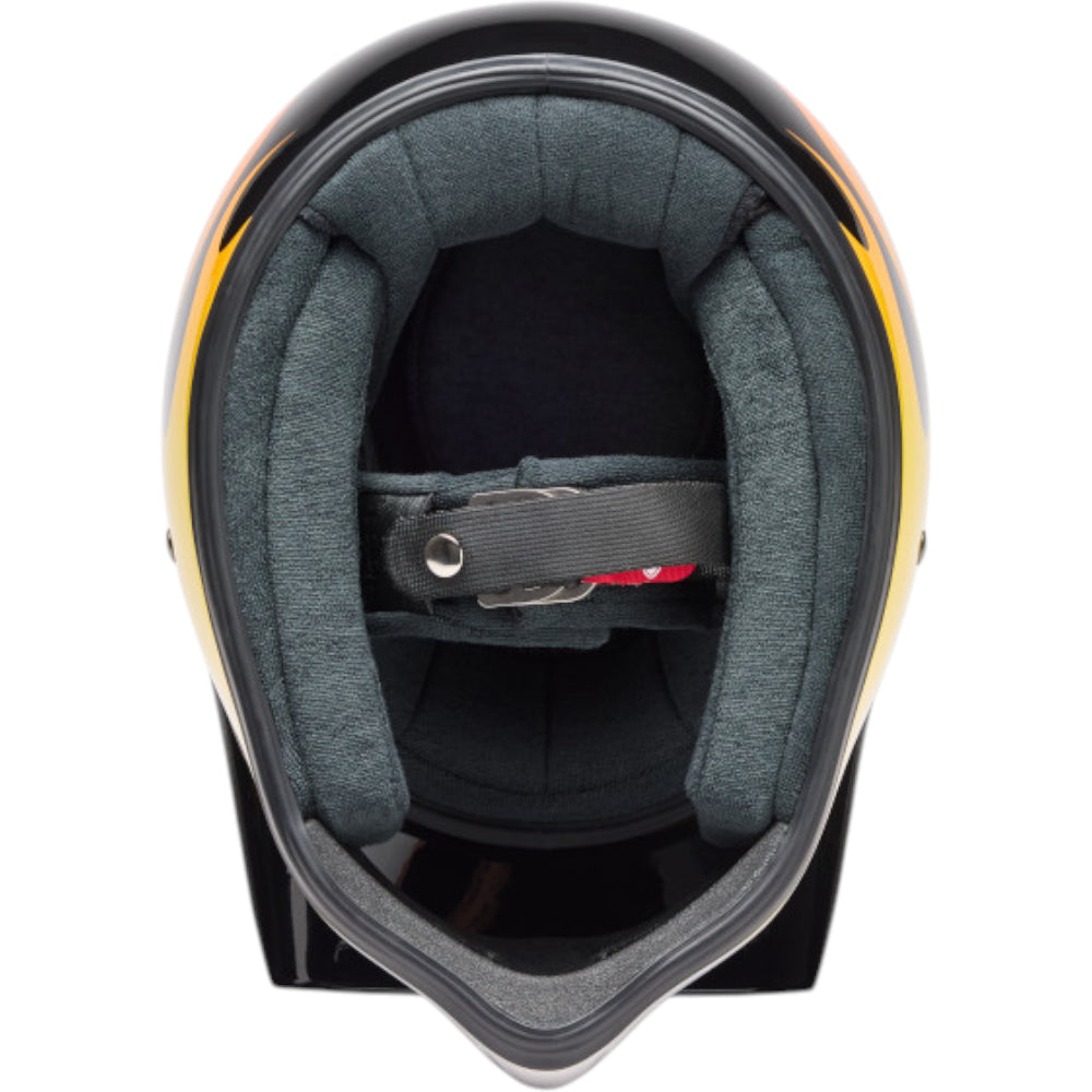 Bell Helmets - Moto-3 Helmet – Flint Yellow/Black Flame