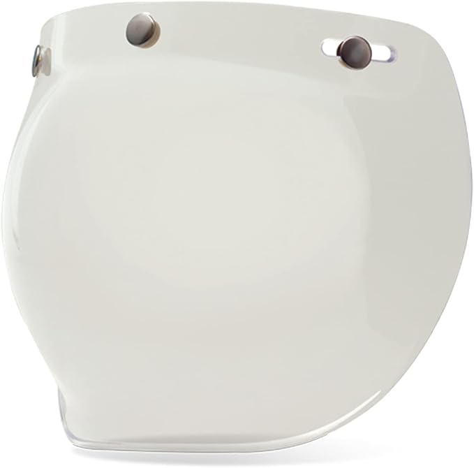 Bell Helmets - 3-Snap Bubble Shield – Clear (Fits Bell Custom 500/R-T/Shorty)