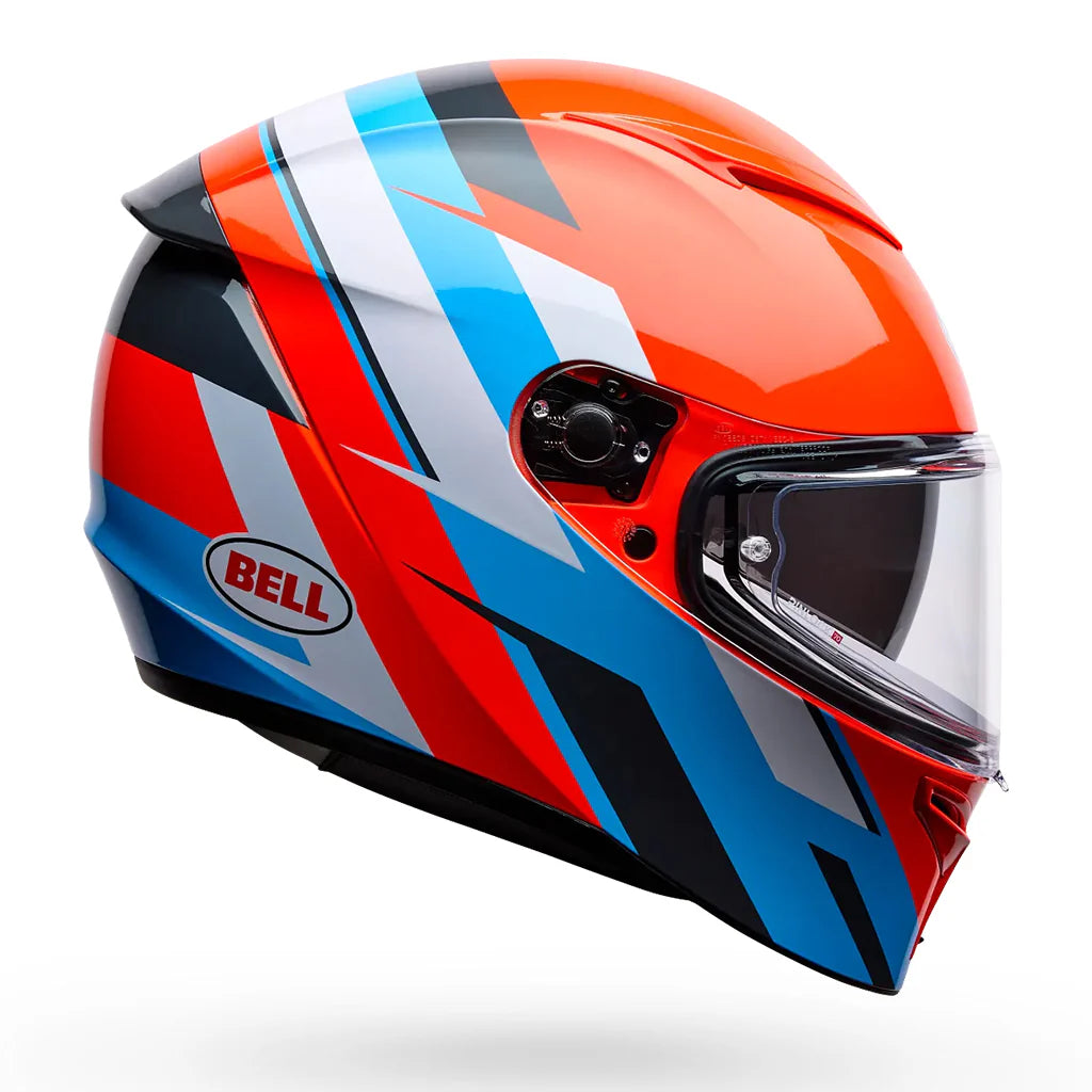 Bell Lithium Nova Orange/Blue Full-Face Helmet