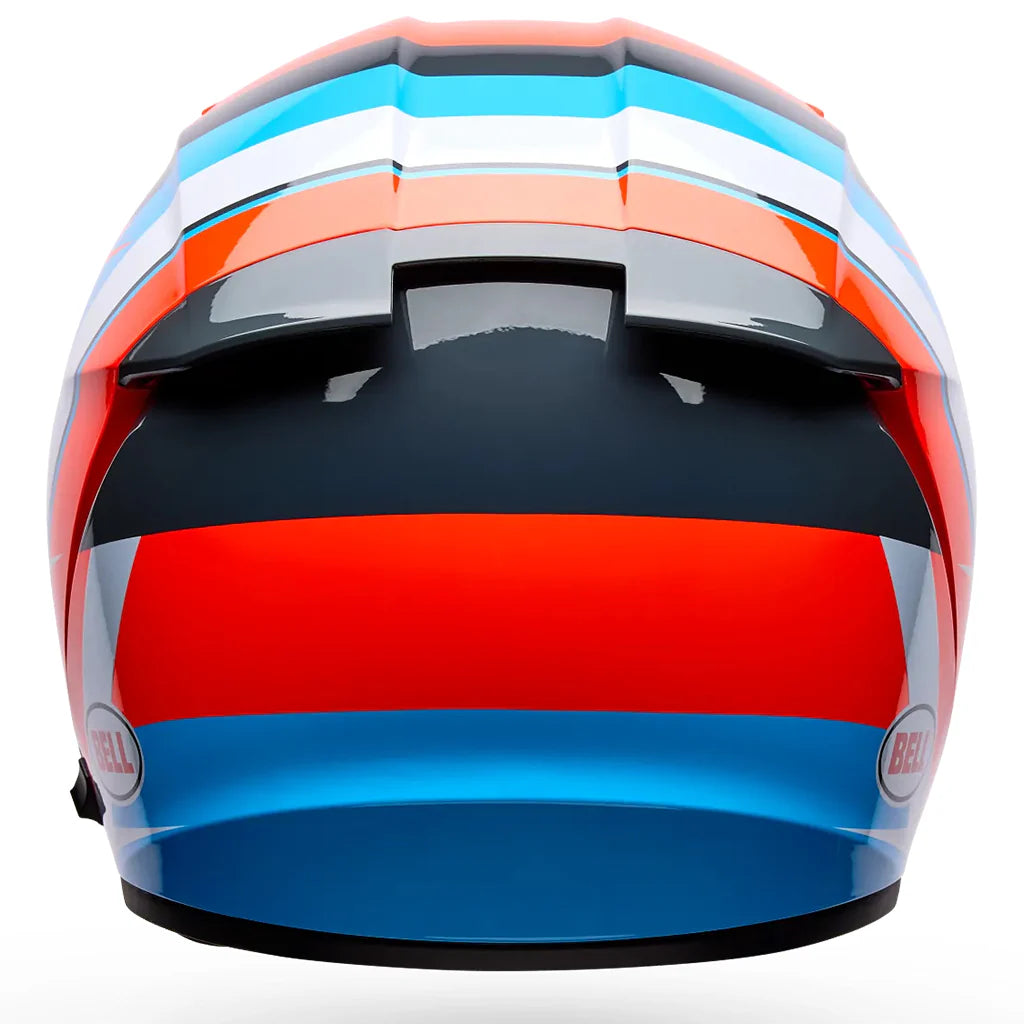 Bell Lithium Nova Orange/Blue Full-Face Helmet