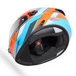Bell Lithium Nova Orange/Blue Full-Face Helmet