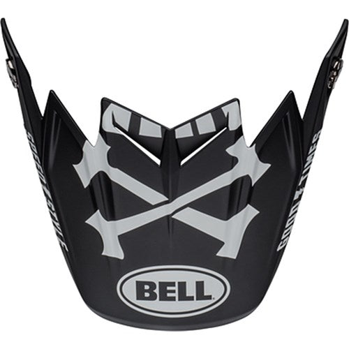 BELL S/P - MOTO-9 FLEX PEAK FASTHOUSE WRWF MATT BLK/WHT/RED