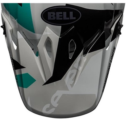 BELL S/P - MX-9 MIPS PEAK SE SEVEN BATTLESHIP GRY/AQUA