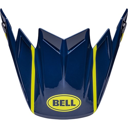 BELL S/P - MOTO-9S FLEX PEAK SPRINT M/G DRK BLU/HI-VIZ YEL