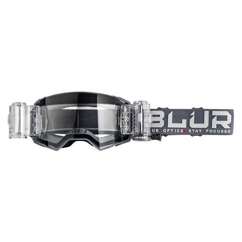 BLUR B-60 ROLL OFF GOGGLE CEMENT MATT GRY (TAC ANTI-FOG LENS)