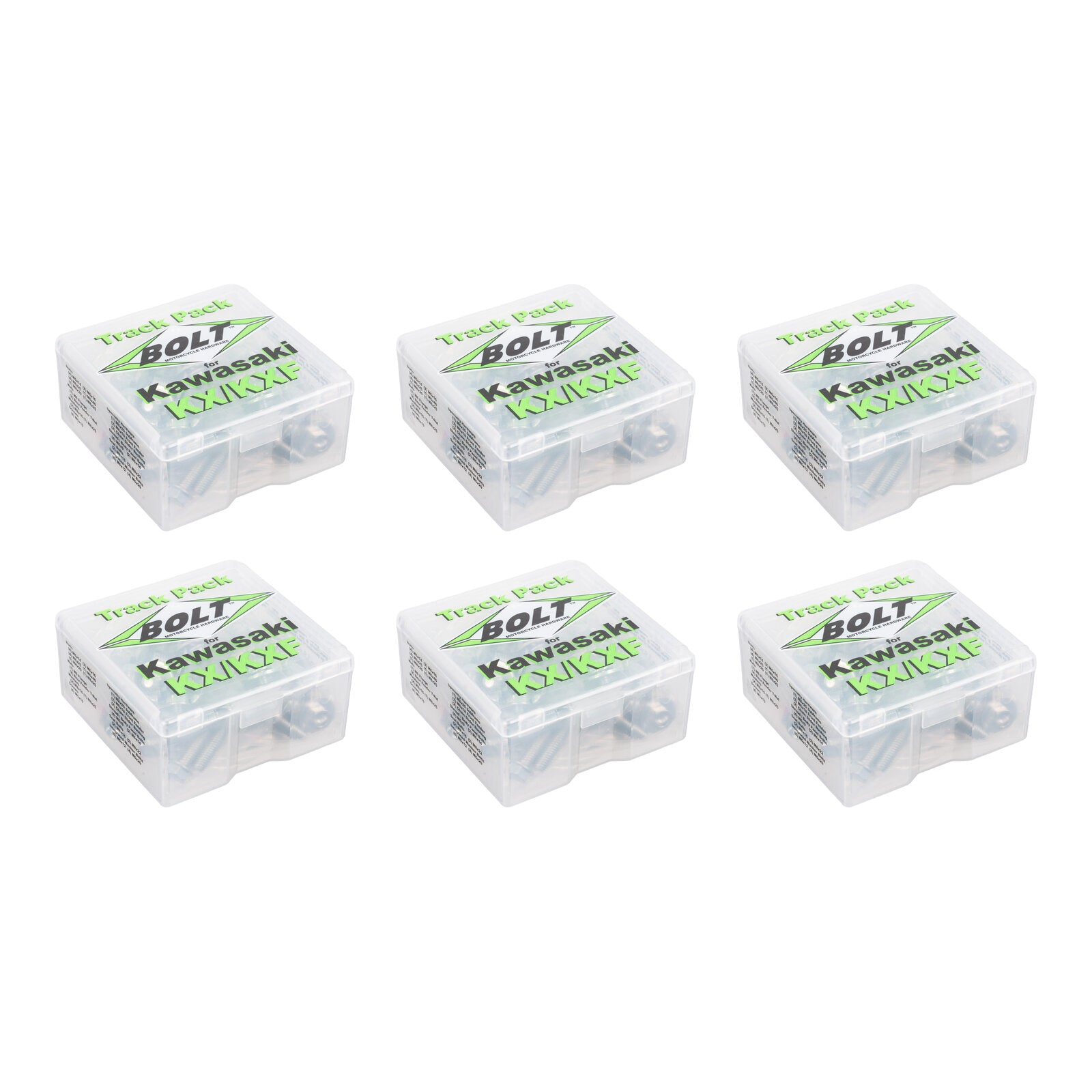 Bolt Track Pack for Kawasaki - 6 Kits Display