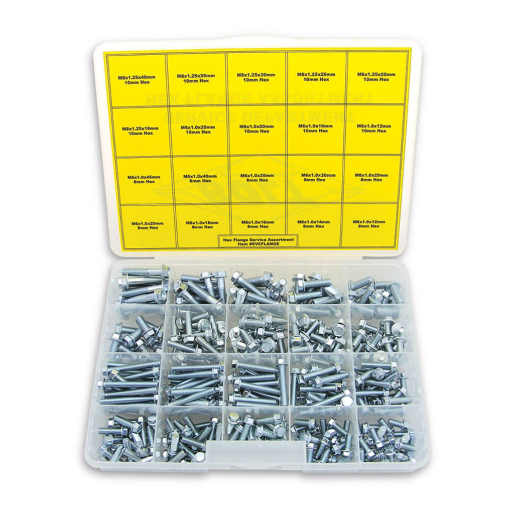 Bolt Hex Flange Bolts - Pack of 10