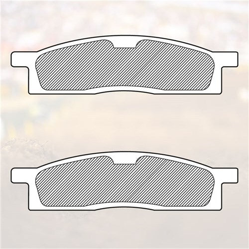 RENTHAL RC-1 WORKS BRAKE PADS - BP109 (DP408 / FA119 / FDB2015) (BP-109)