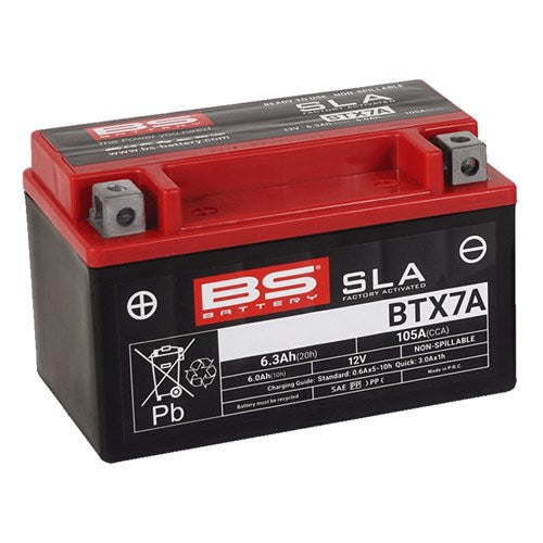 BS BATTERY SLA - BTX7A (FA) - [CTN 6] (UN2800/CLASS 8)