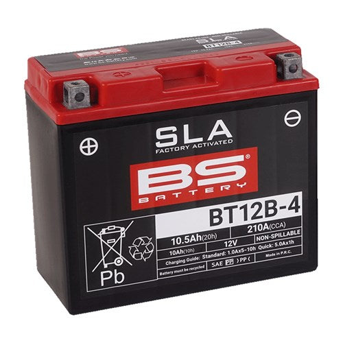 BS BATTERY SLA - BT12B-4 (FA) - [CTN 4] (UN2800/CLASS 8)