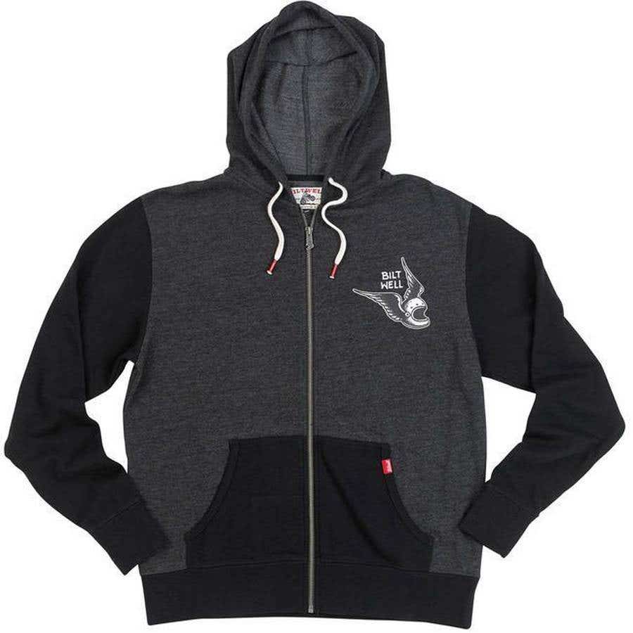 Wings Thin Zip Hoodie Sweatshirt
