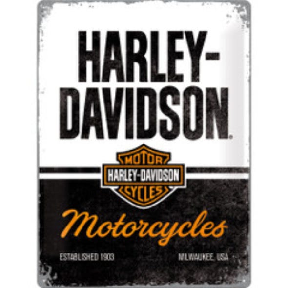 HARLEY-DAVIDSON SIGN HD MOTORCYCLES
