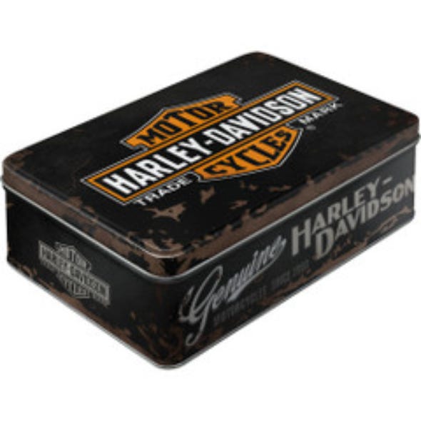 HARLEY-DAVIDSON FLAT STORAGE TIN HD GENUINE