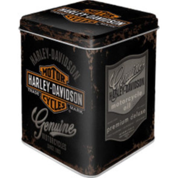 HARLEY-DAVIDSON TEA BOX  HD GENUINE
