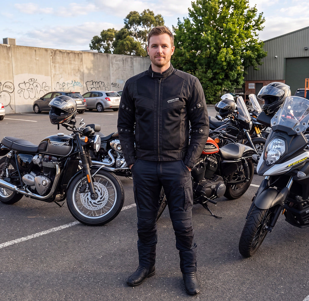 Johnny Reb Men's Barrier Touring Jacket - All Black - product image 2
