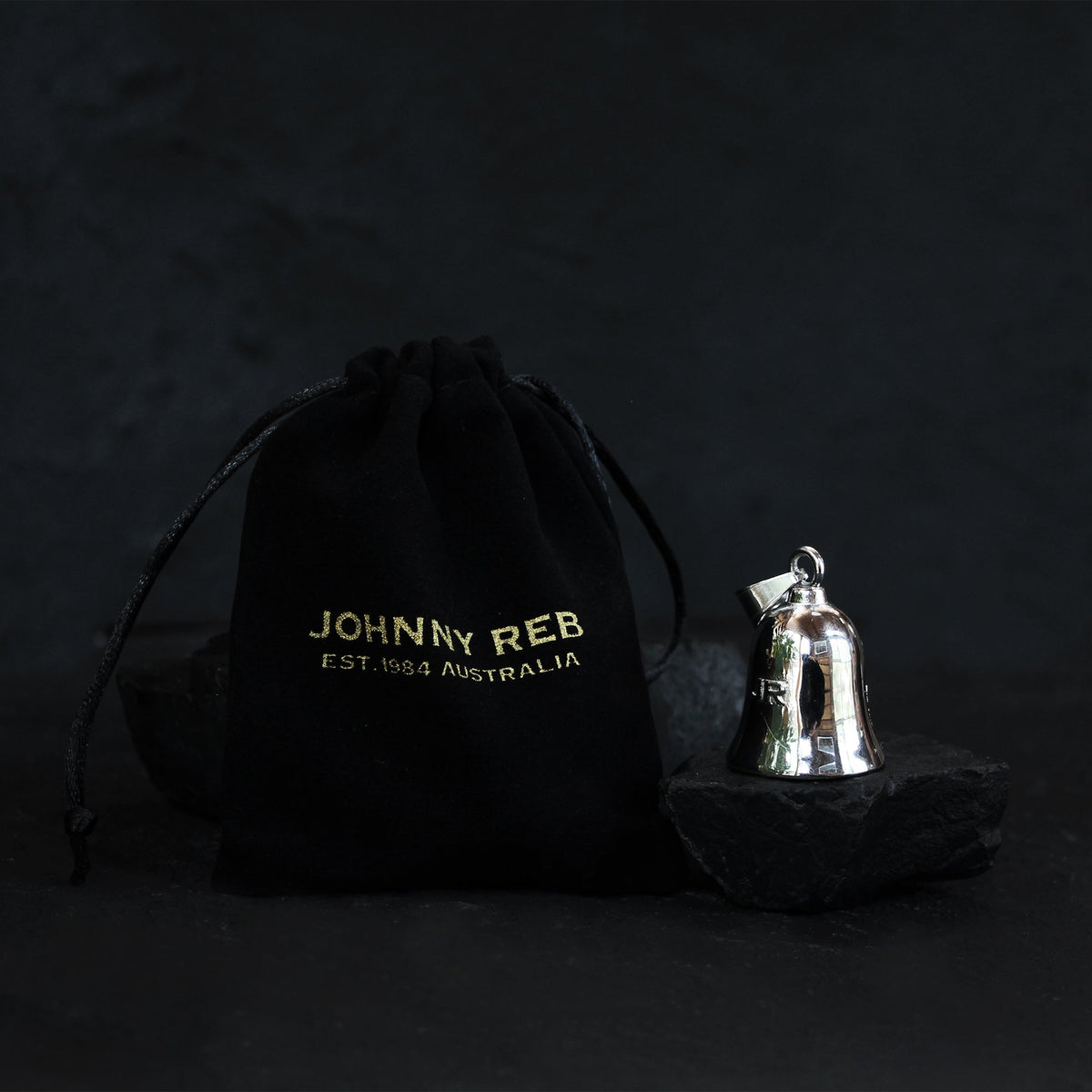 Johnny Reb Skull Rider Ride Bell - Silver - product image 3