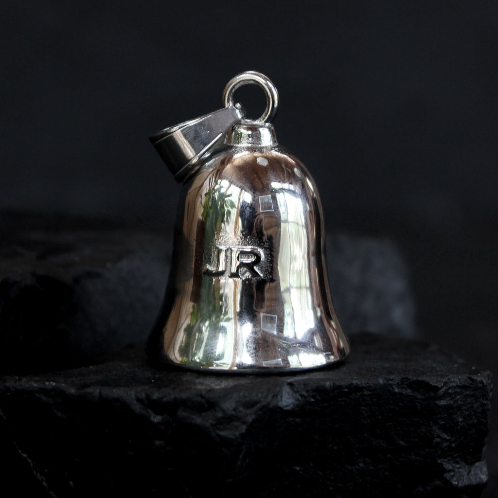 Johnny Reb Skull Flag Ride Bell - Silver - product image 2