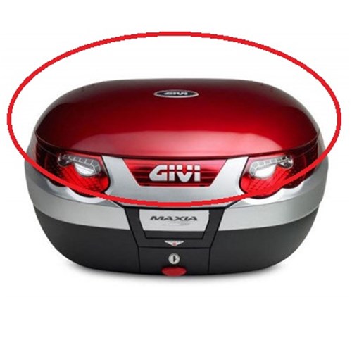 GIVI E55 COVER PAINTED RED METALLIC
