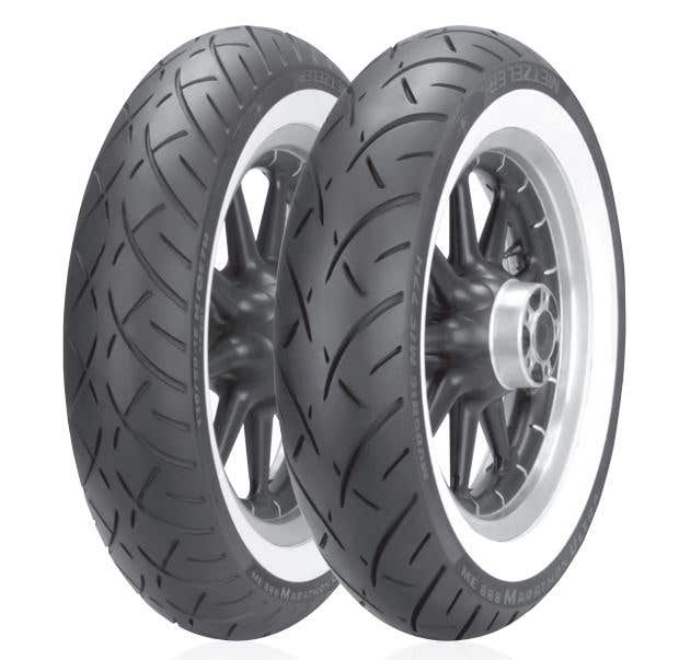 METZELER METZELER ME888 MARATHON ULTRA FRONT TYRE WHITE WALL 10090-19 57H TUBELESS