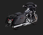 VANCE AND HINES OVERSIZE 450 TITAN SLIPON MUFFLERS FOR TOURING TO 2016