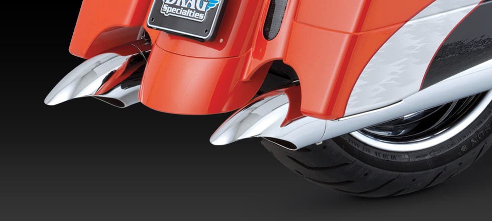 VANCE AND HINES VANCE HINES TURNDOWN SLIP-ONS EXHAUST MUFFLER