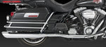 VANCE AND HINES TOURING DRESSER TWIN SLASH SLIP ON MUFFLERS