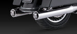 VANCE AND HINES TOURING MONSTER ROUND SLIP ON MUFFLERS
