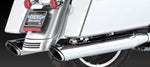 VANCE AND HINES DYNA SWITCHBACK TWIN SLASH HARLEY DAVIDSON EXHAUST MUFFLER 1681