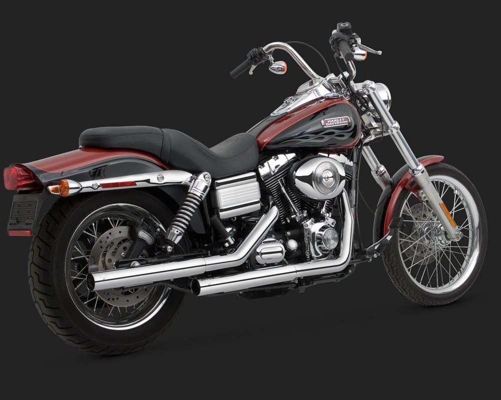 VANCE AND HINES DYNA 2012 STRAIGHT SHOT EXHAUST MUFFLERS