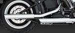 VANCE AND HINES SOFTAIL ROCKER TWIN SLASH SLIP ON MUFFLERS